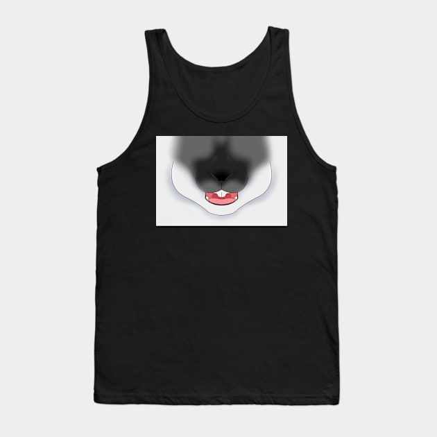 Siamese Bunny Face Tank Top by KeishaMaKainn